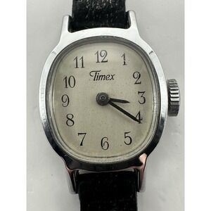 Timex Ladies Watch 1988 Manual Wind Works 18MM 7" B56